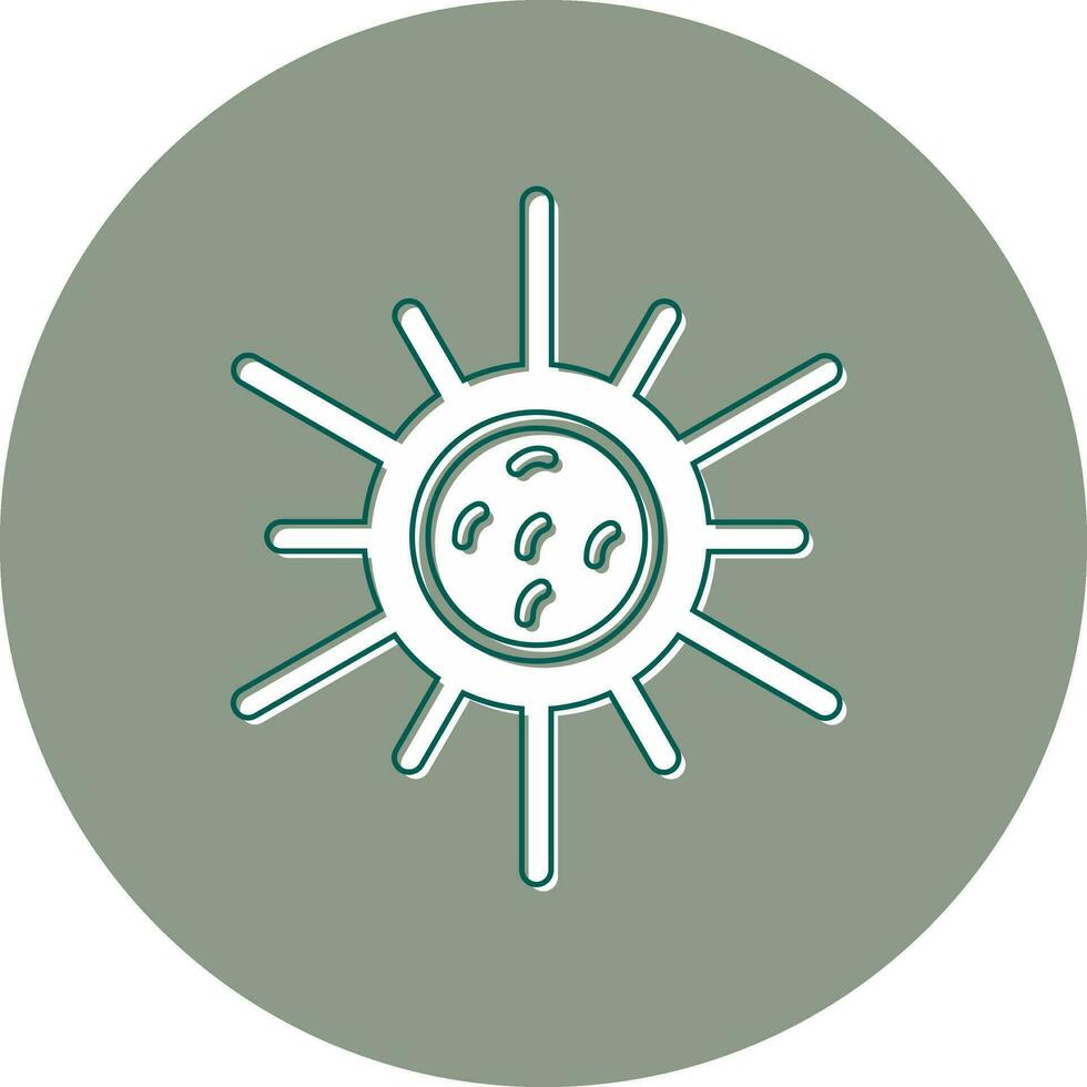 golenkinia radiata Vector Icon
