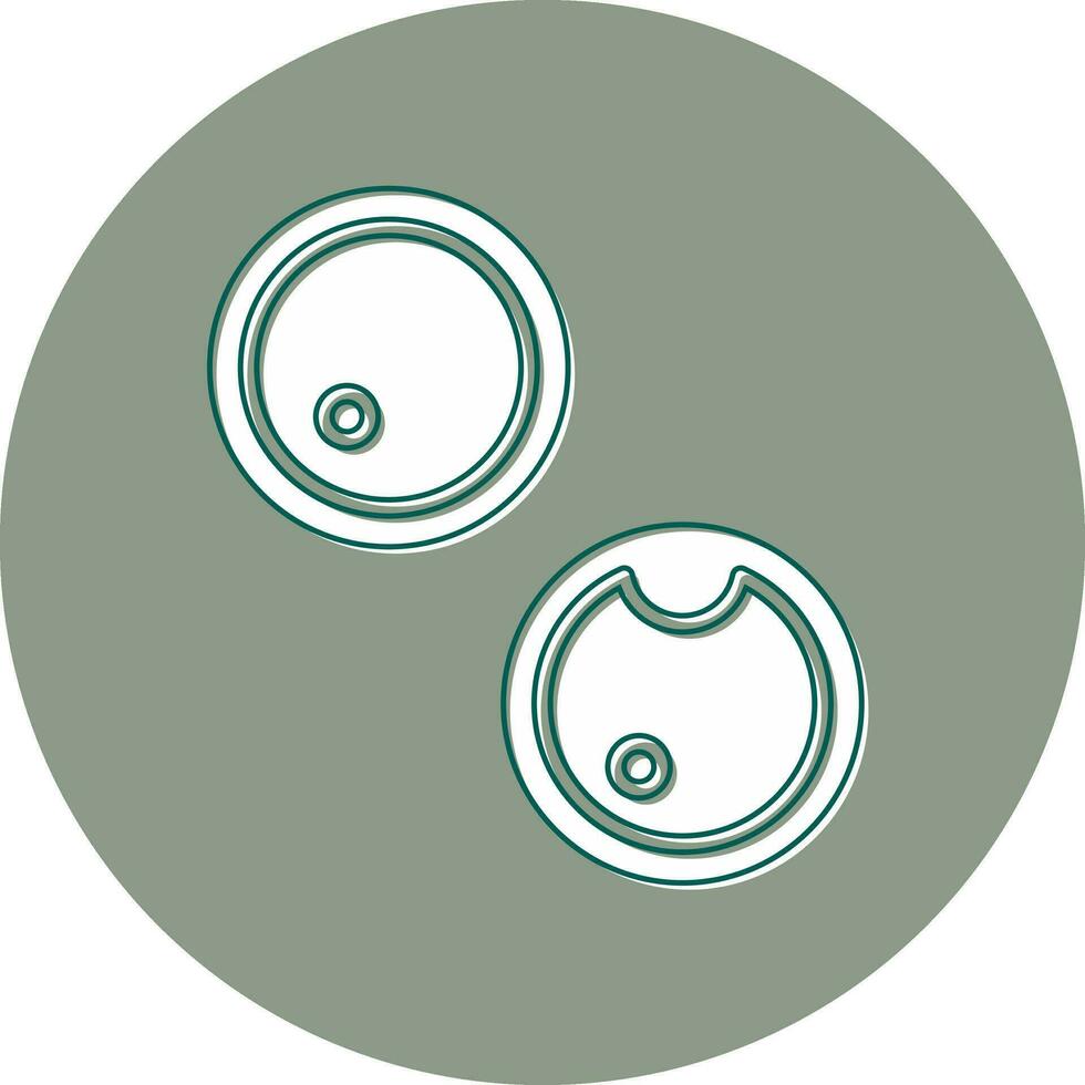Chlorella Vulgaris Vector Icon