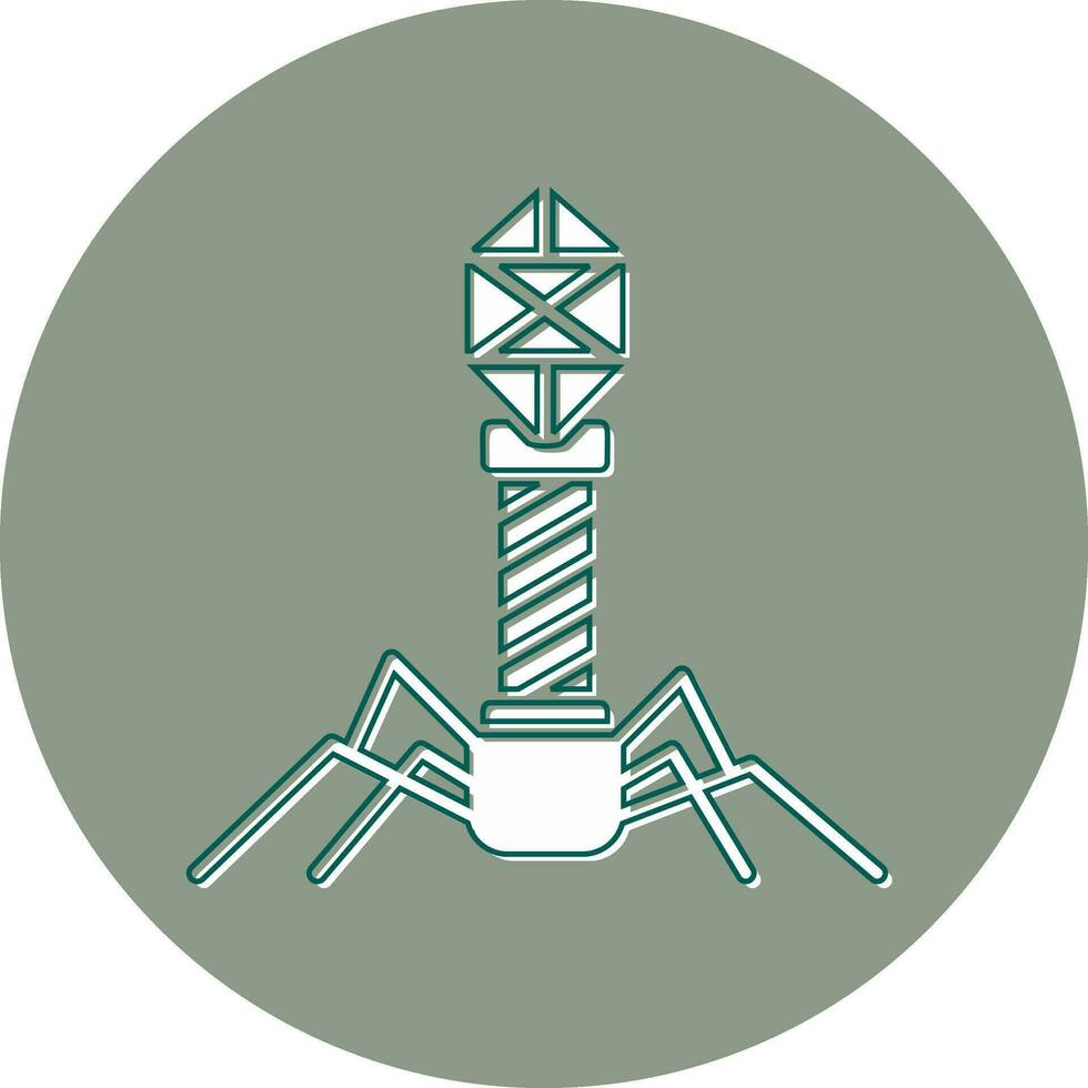 Bacteriophage Vector Icon