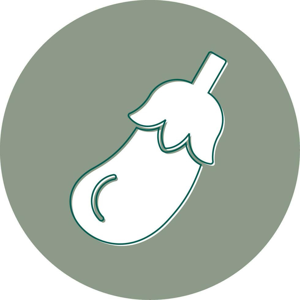 Eggplant Vector Icon