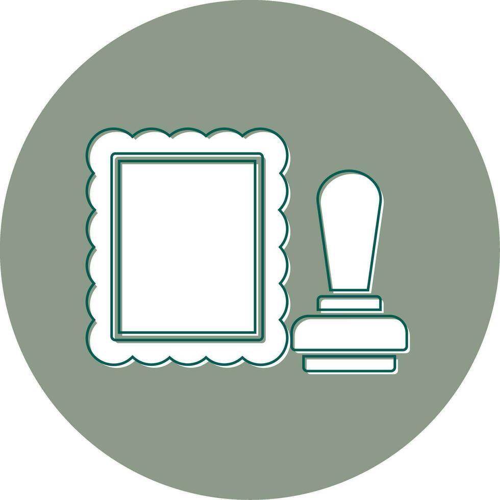 stamped Vector Icon