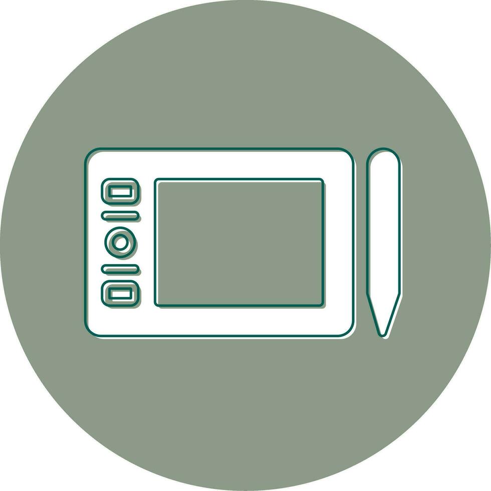 Graphic Tablet Vector Icon