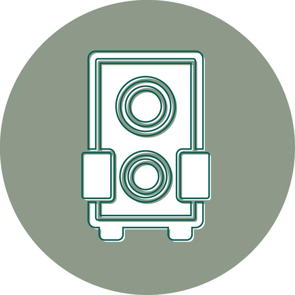 subwoofer vector icono