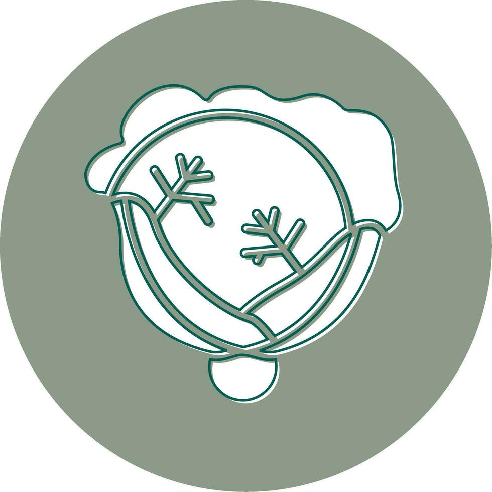 Cabbage Vector Icon