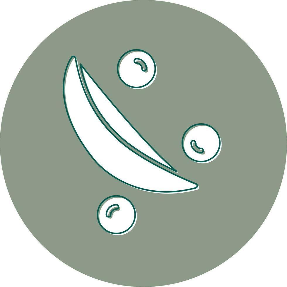 Green Peas Vector Icon