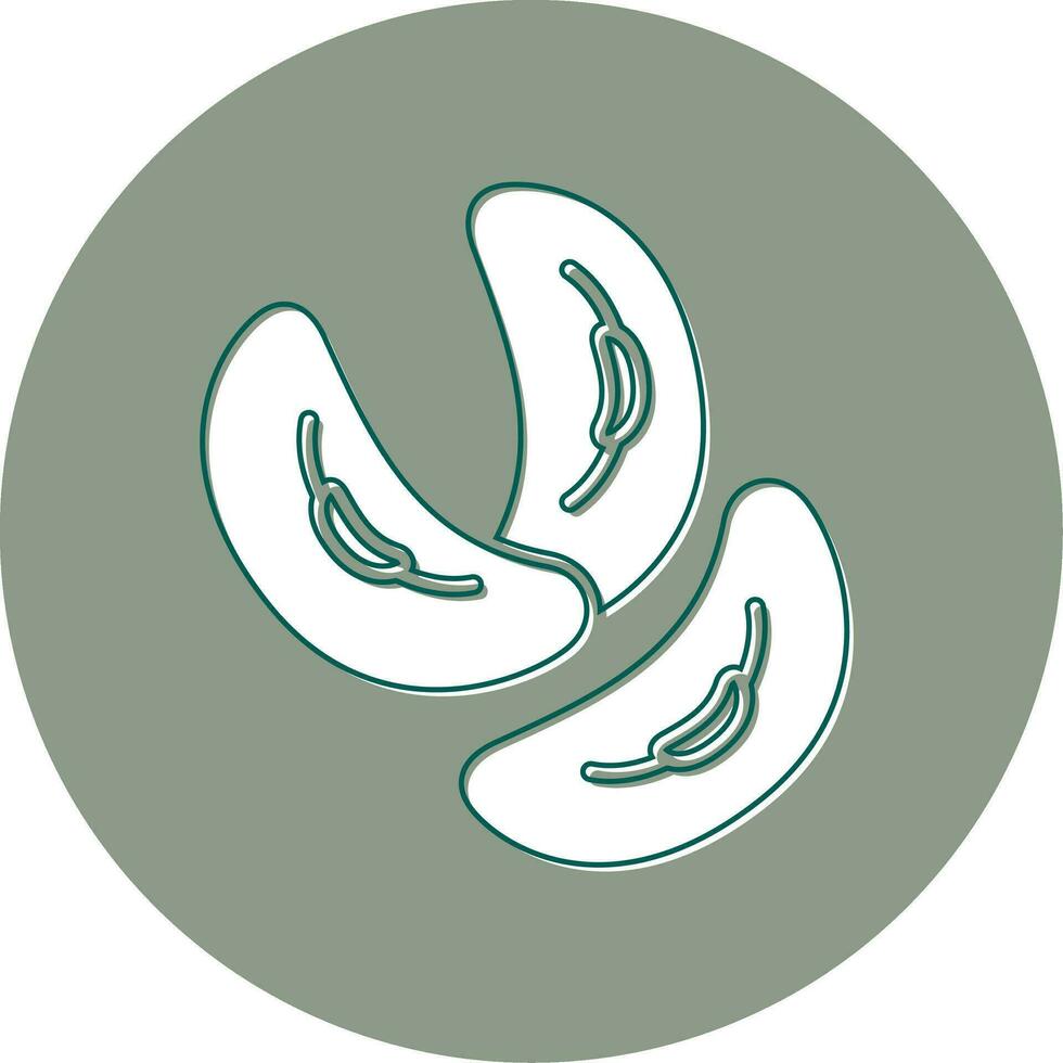 Kidney Bean Vector Icon