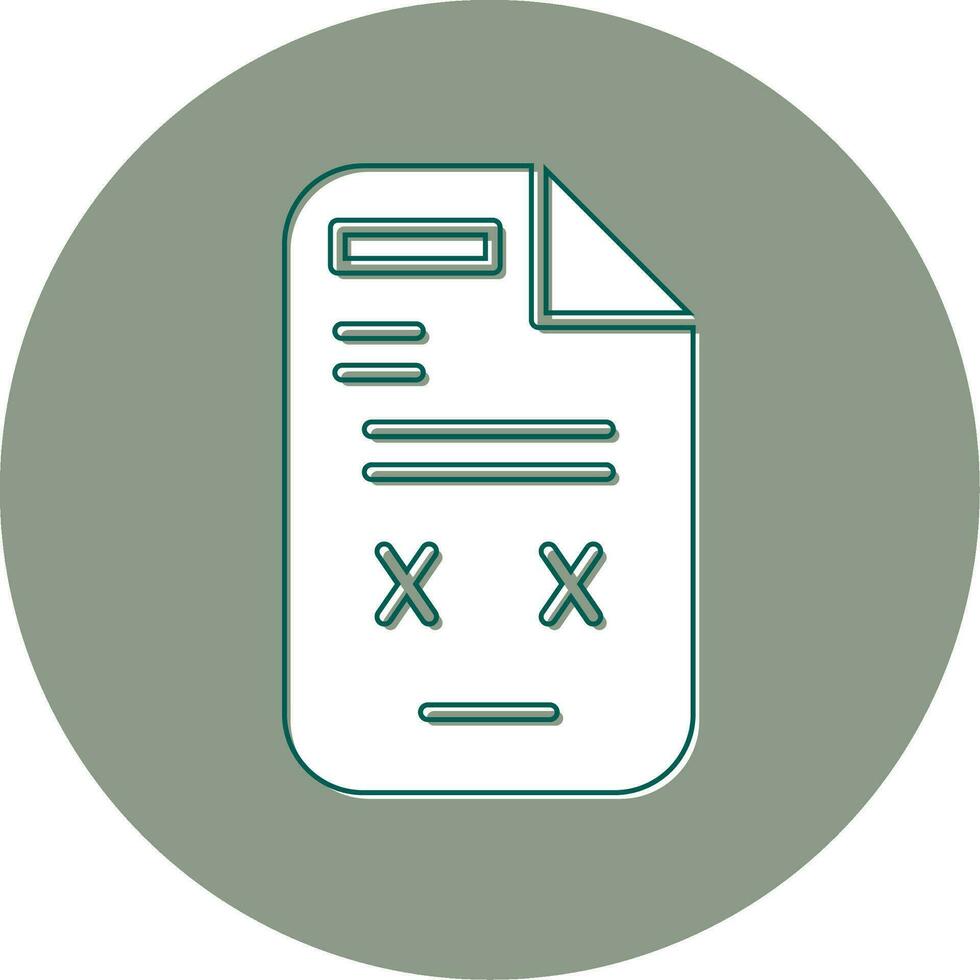 Document Vector Icon