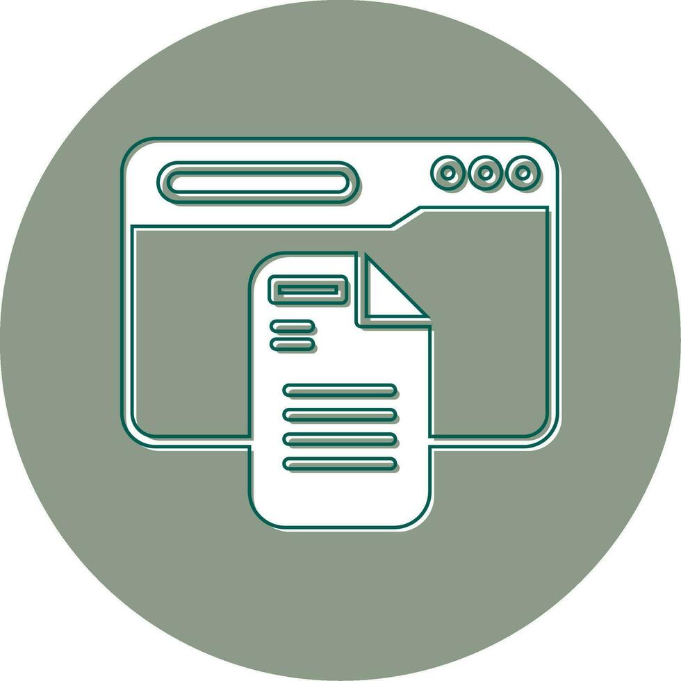 Document Vector Icon