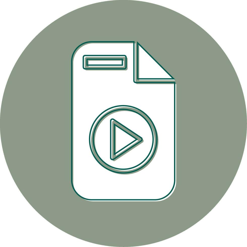 Video File Vector Icon