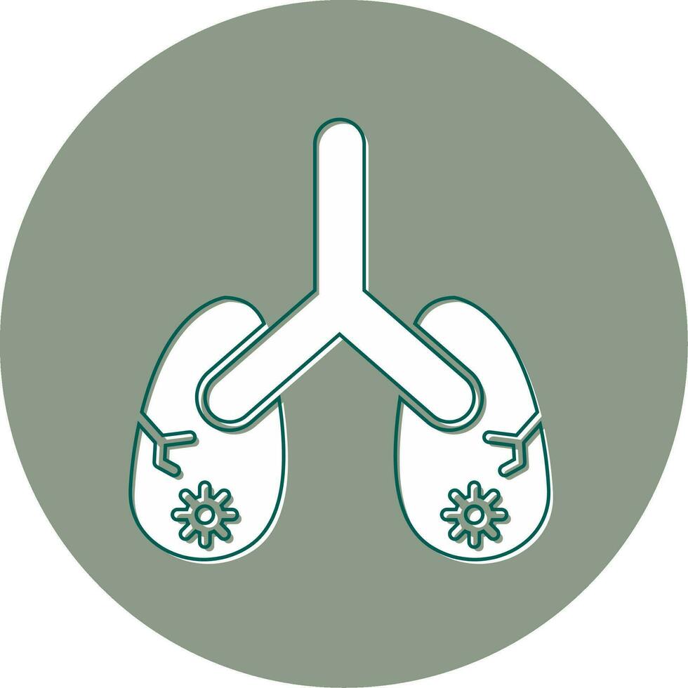 Lungs Vector Icon