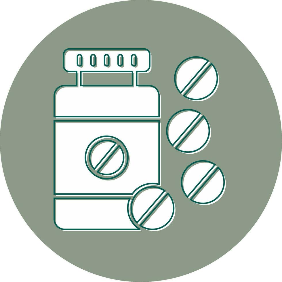 Aspirin Vector Icon