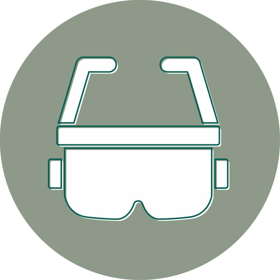 icono de vector de gafas ar