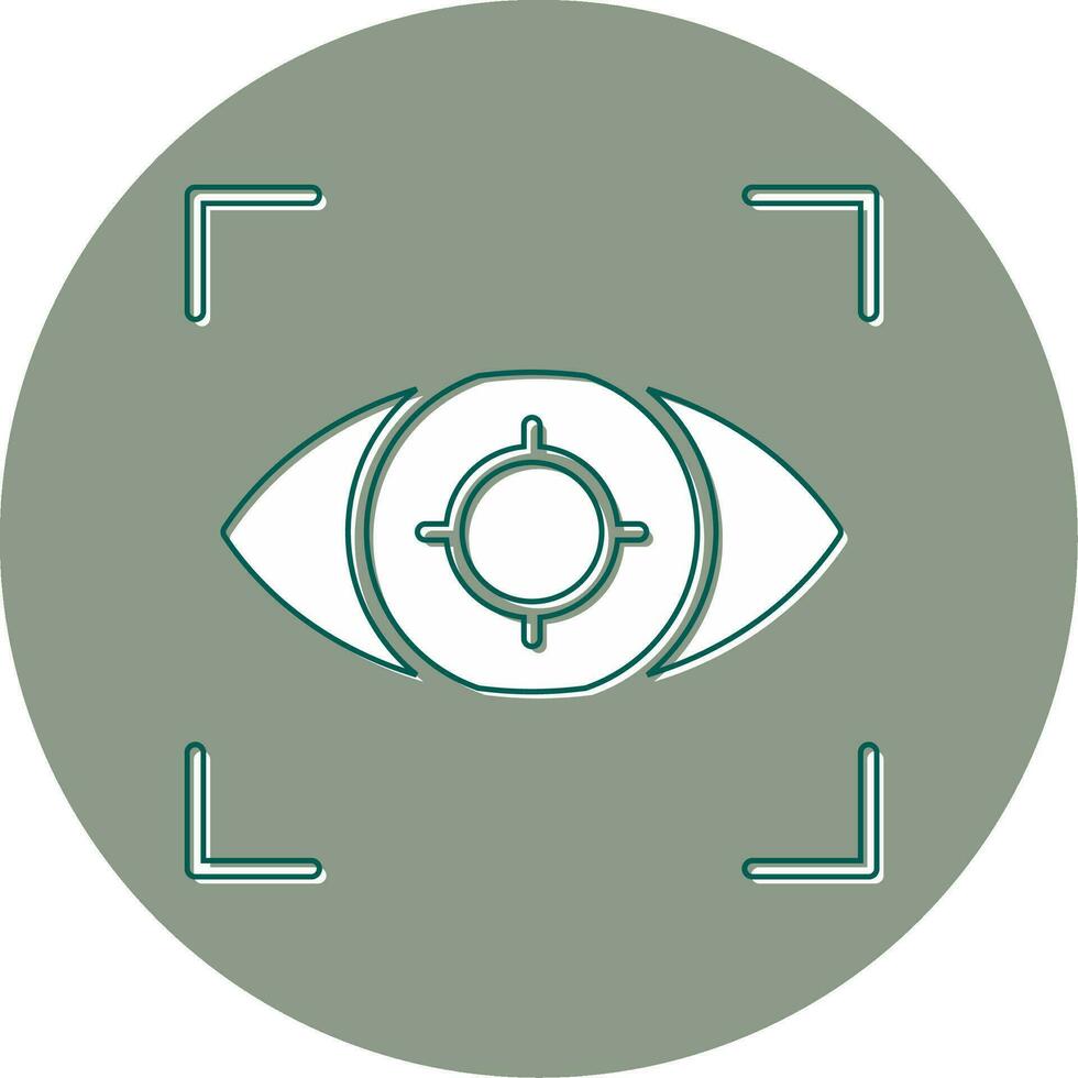 Eye Tracking Vector Icon