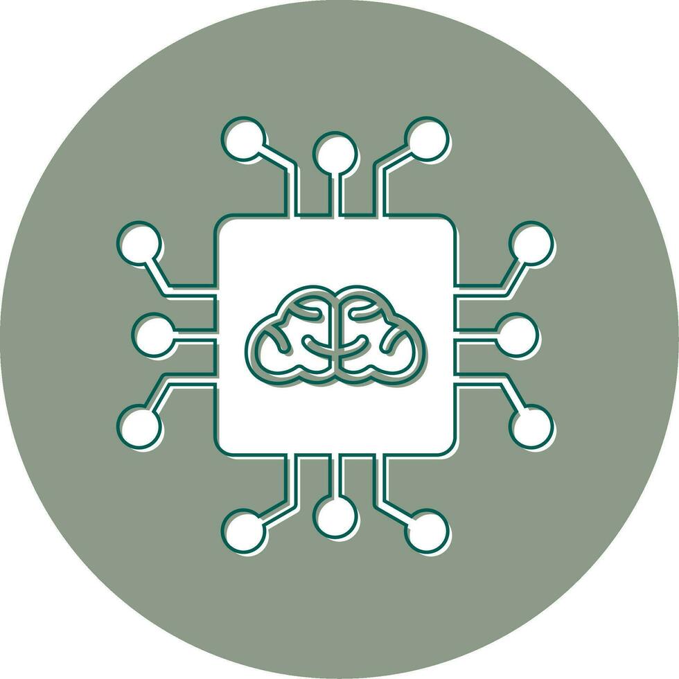 Artificial Intelligence Vector Icon