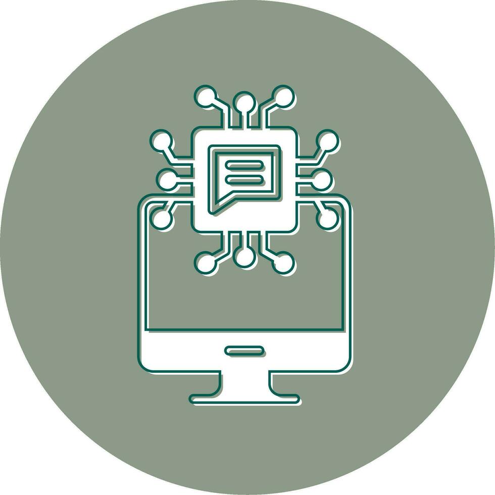 Artificial Intelligence Vector Icon