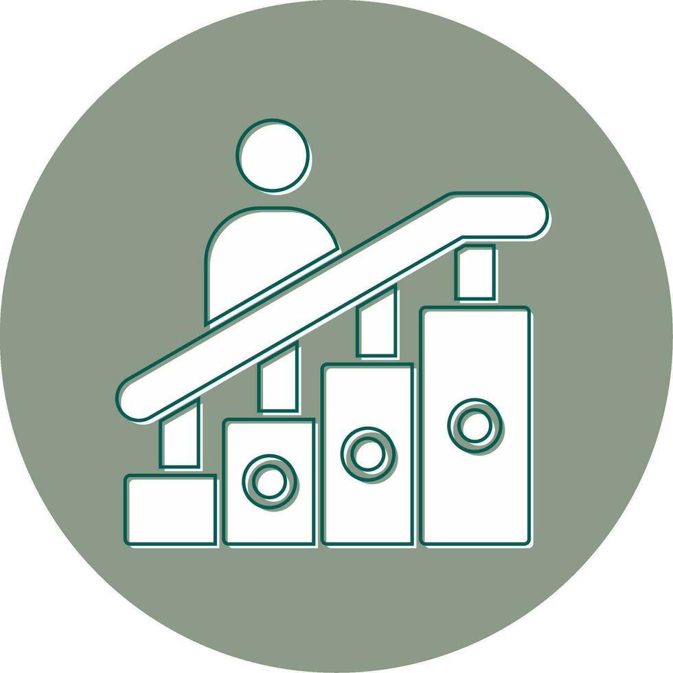 Escalator Vector Icon