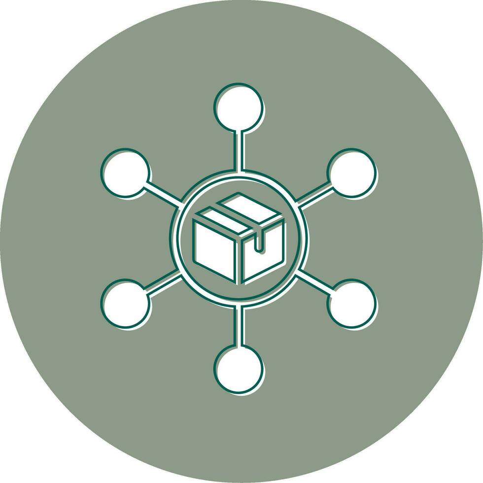 Distribution Center Vector Icon