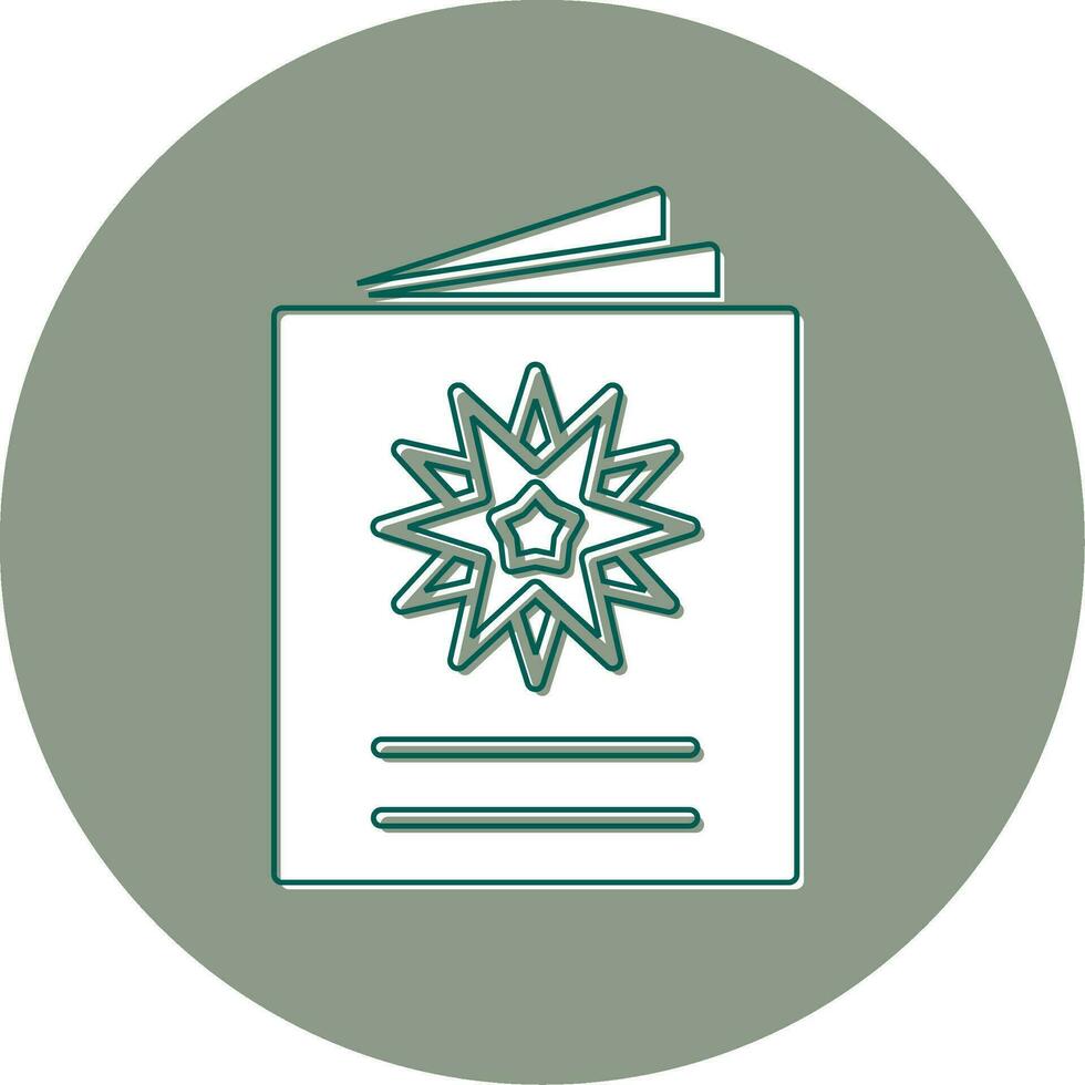 Greeting Card Vector Icon