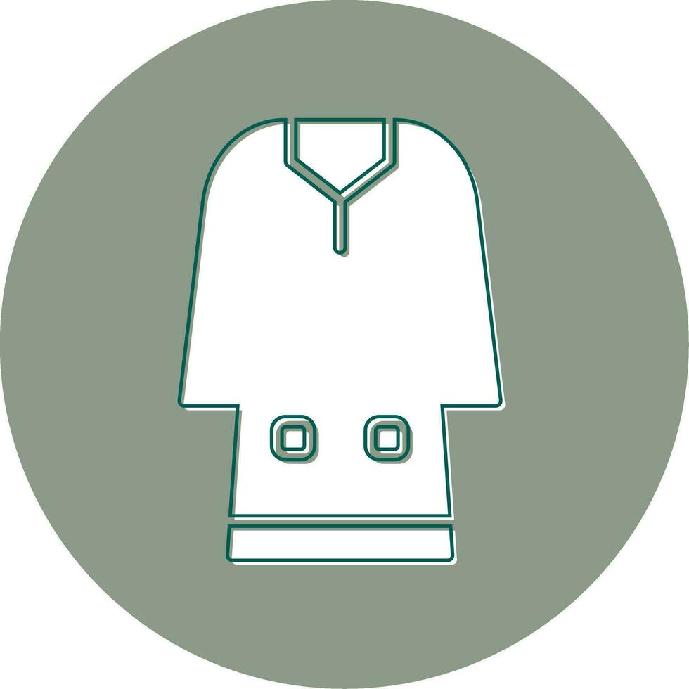 Djellaba Vector Icon