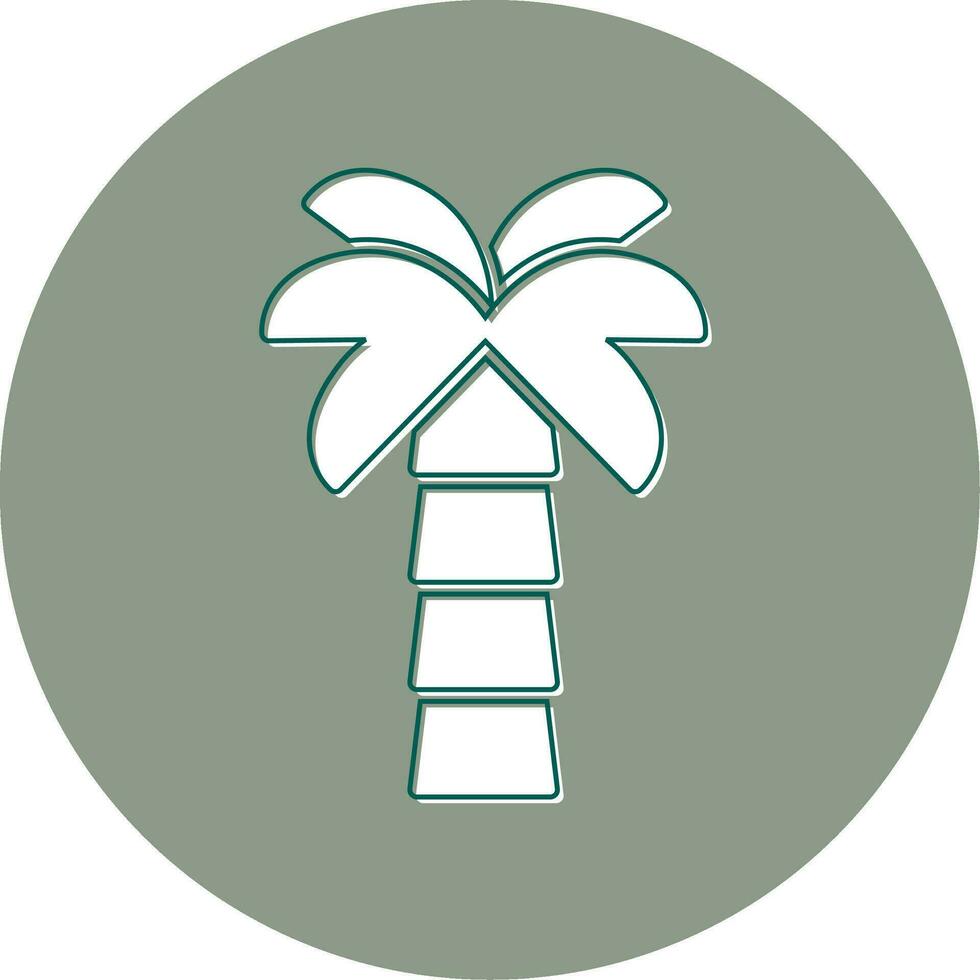 icono de vector de árbol de Palma