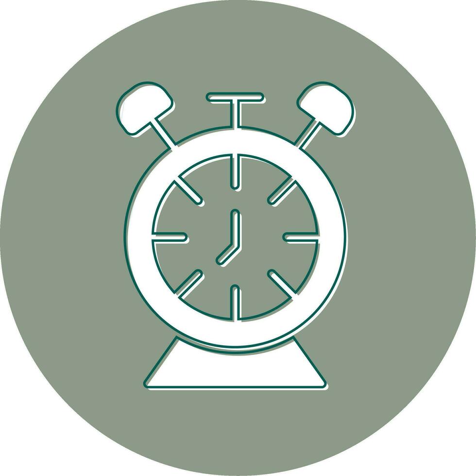 icono de vector de reloj de escritorio