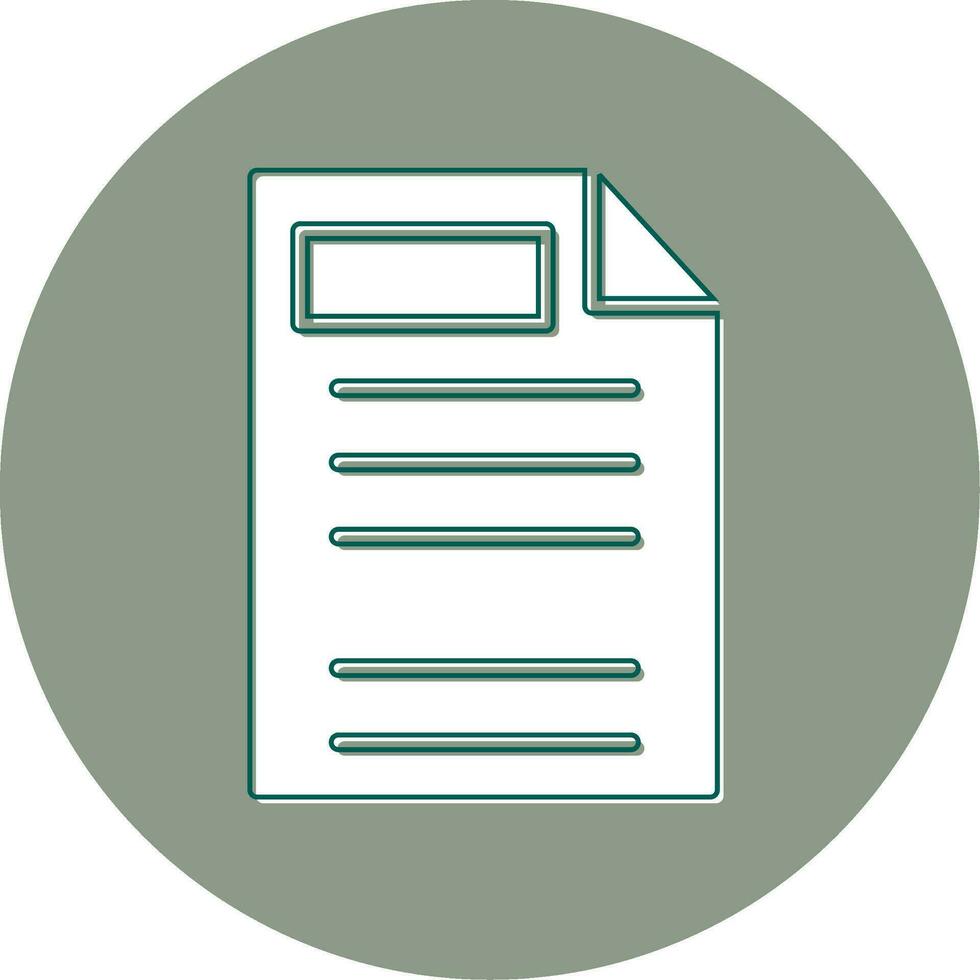 Out Of Paper Vector Icon