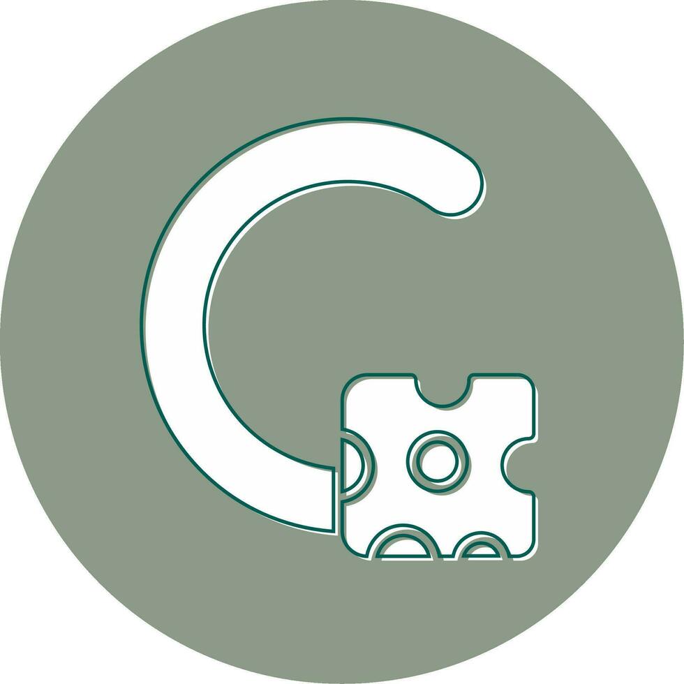 Capital C Vector Icon