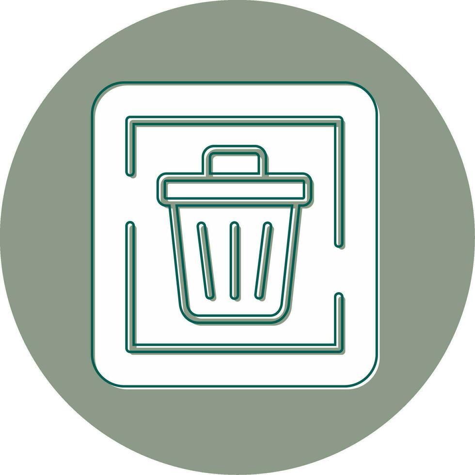 Trash Sign Vector Icon
