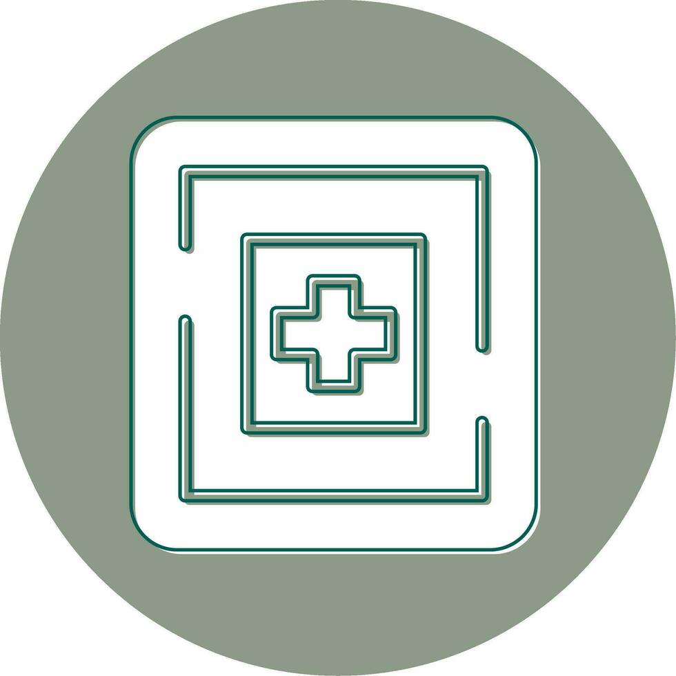 icono de vector de hospital