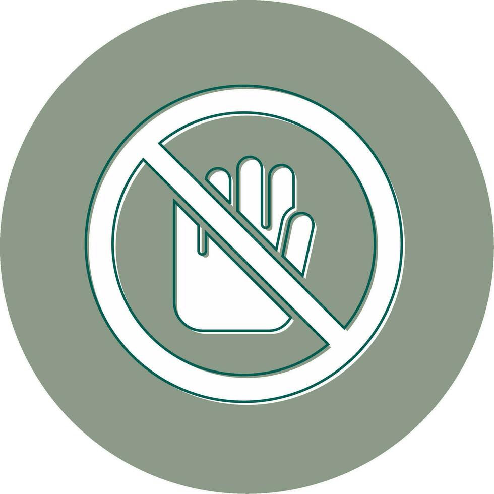 No Touch Vector Icon