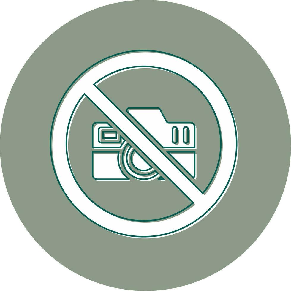 No Camera Vector Icon