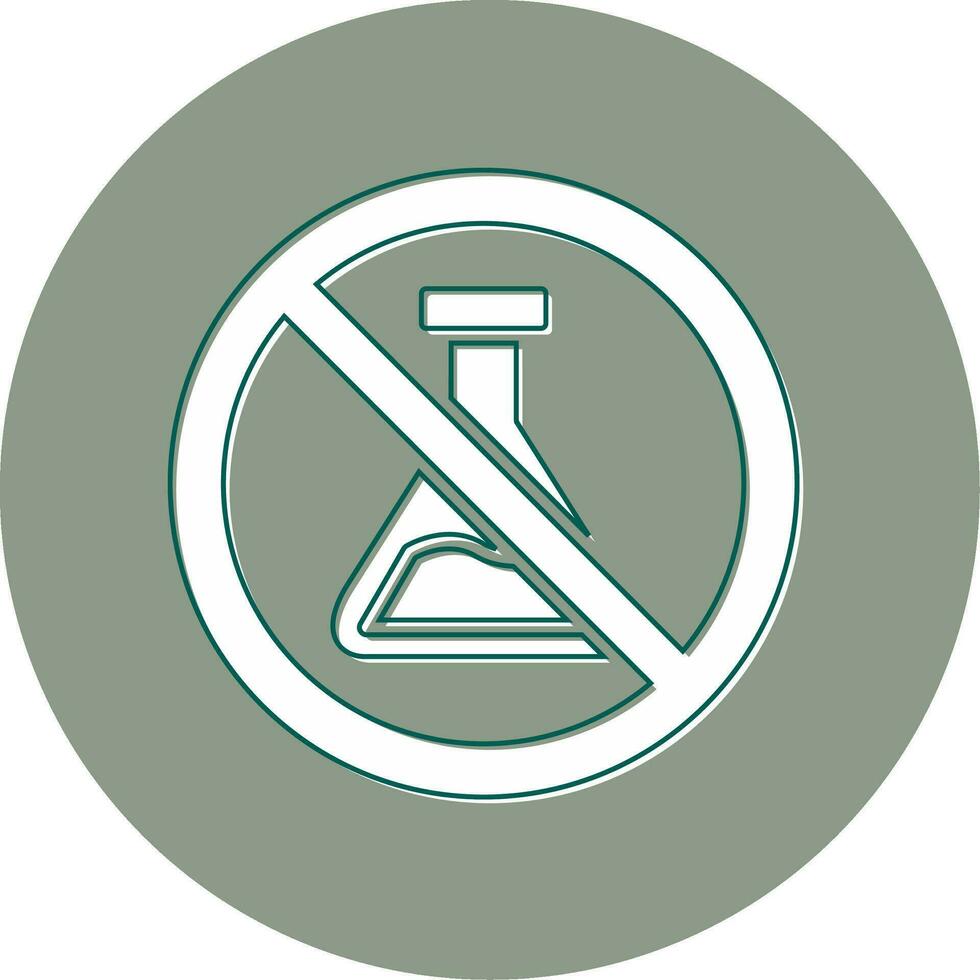 No Chemical Vector Icon