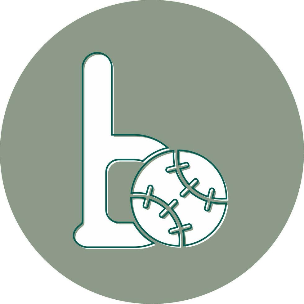 Small B Vector Icon