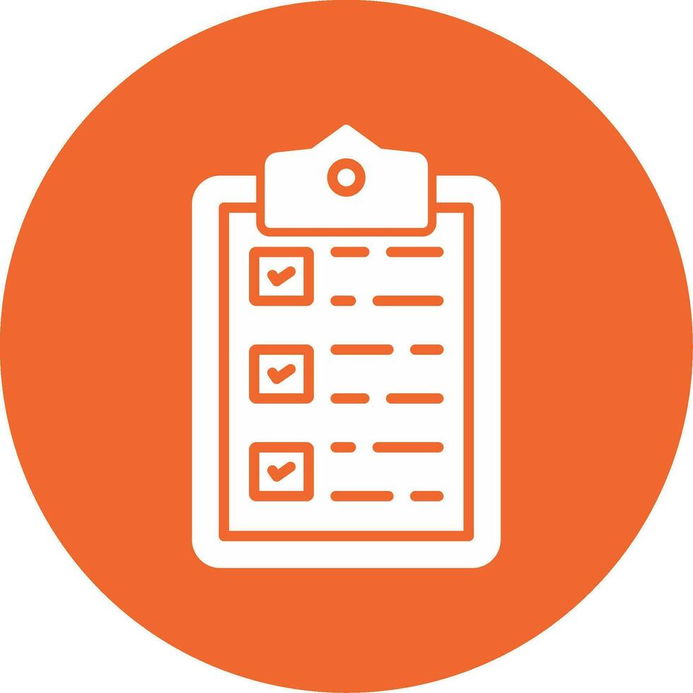 Checklist Vector Icon