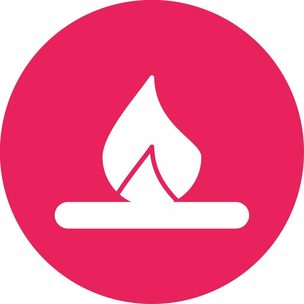 Burning Vector Icon