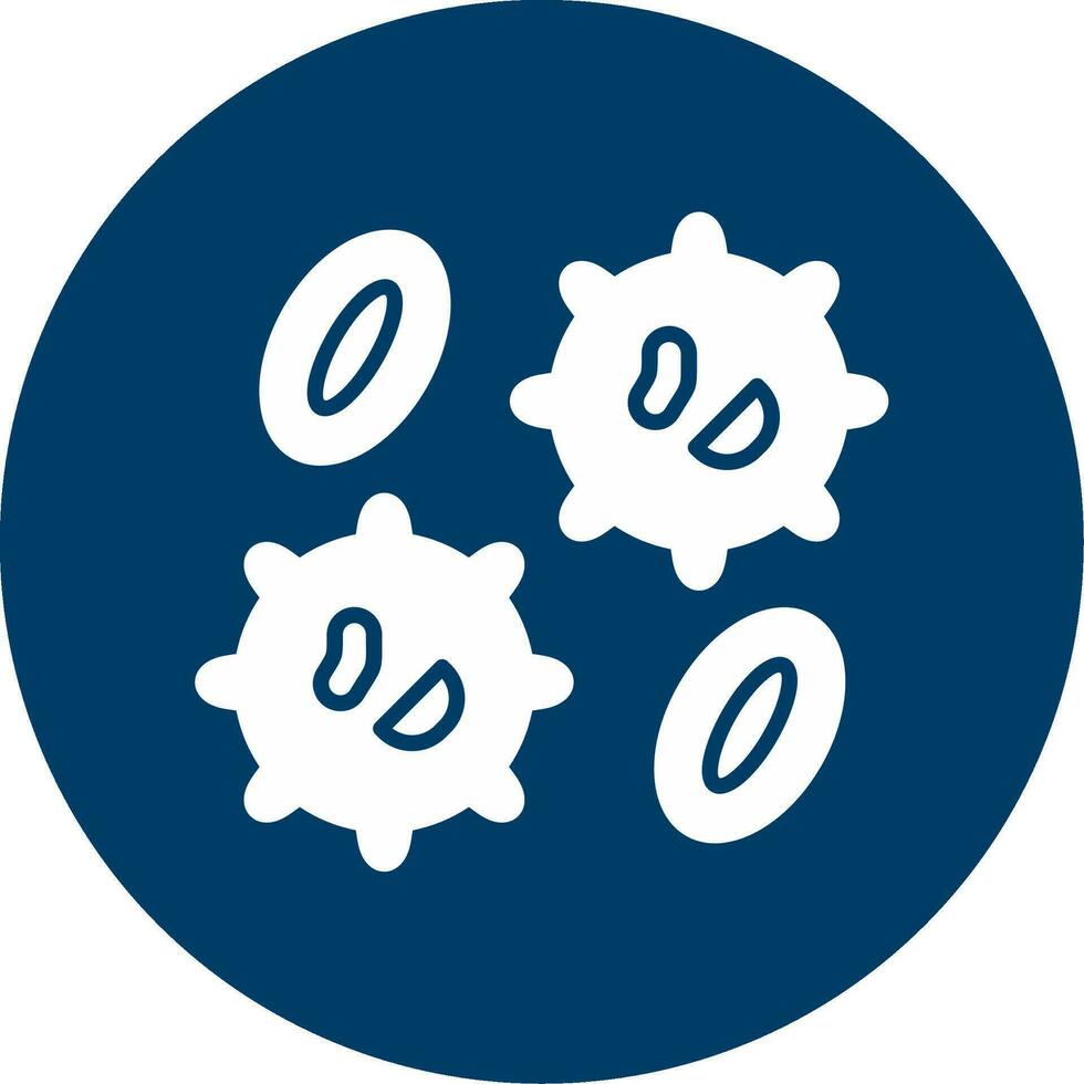 White Blood Cell  Vector Icon