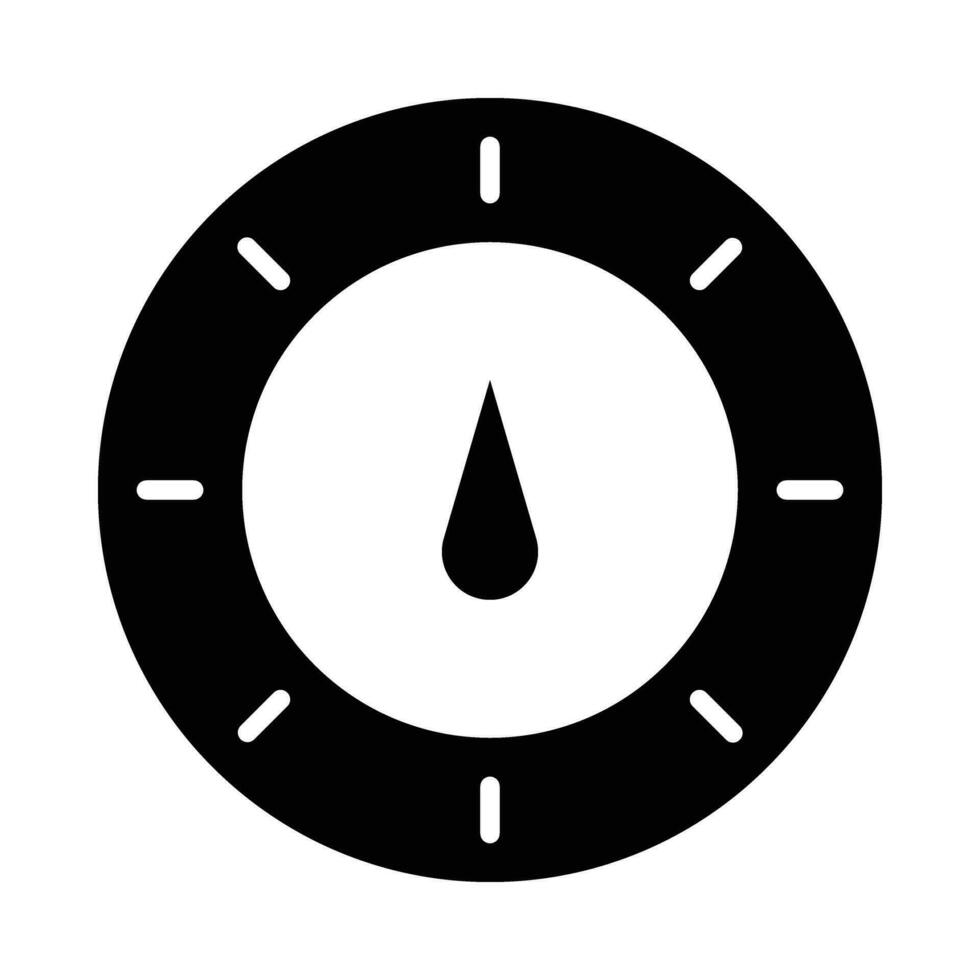 Thermostat Vector Glyph Icon For Personal And Commercial Use.