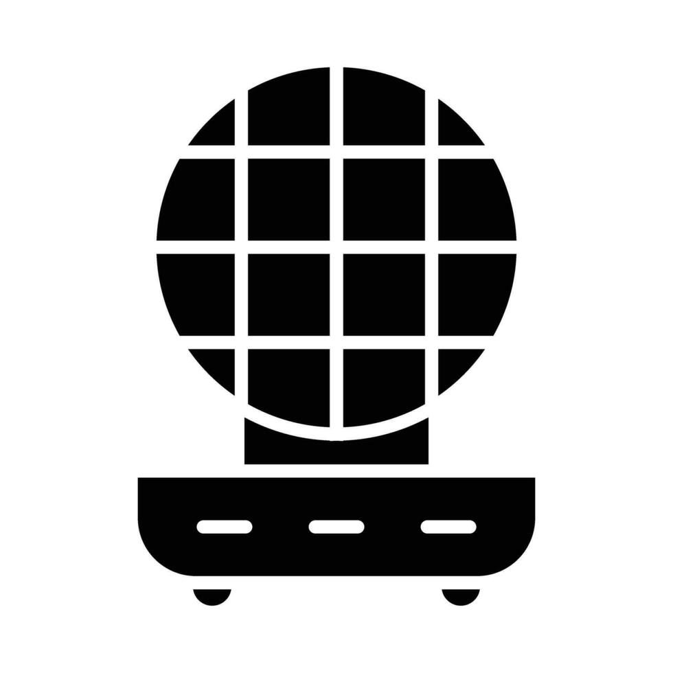 Roti Maker Vector Glyph Icon For Personal And Commercial Use.