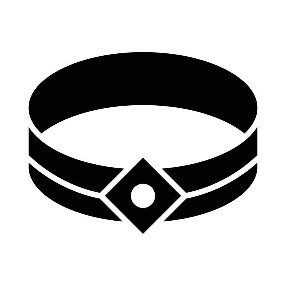 Bracelet Vector Glyph Icon For Personal And Commercial Use.