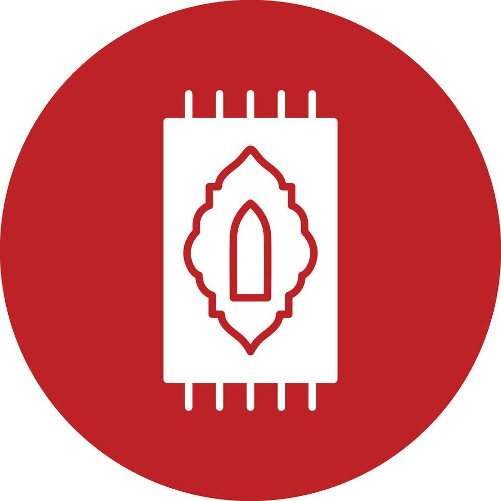 Prayer Rug Vector Icon