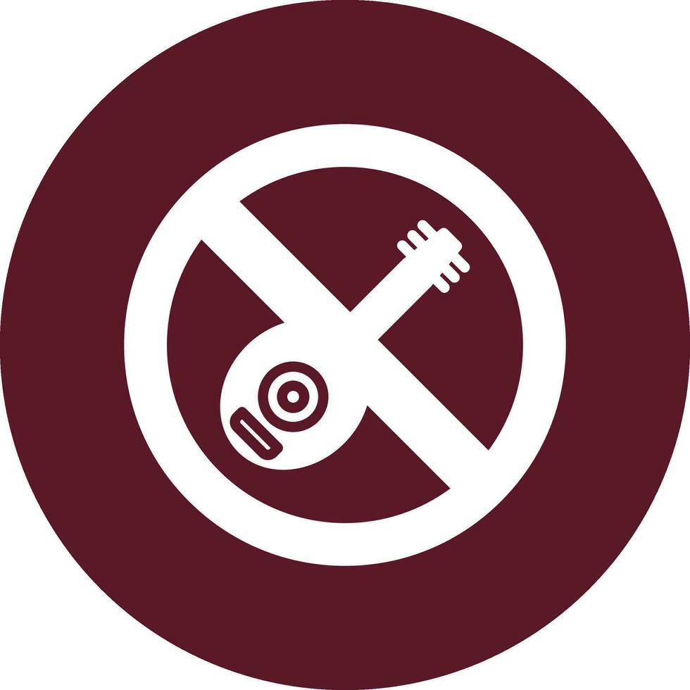 No laúd vector icono