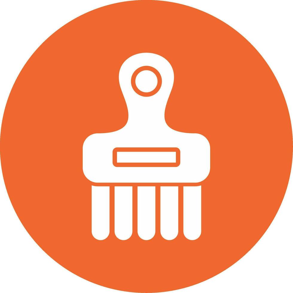 Afro Comb Vector Icon