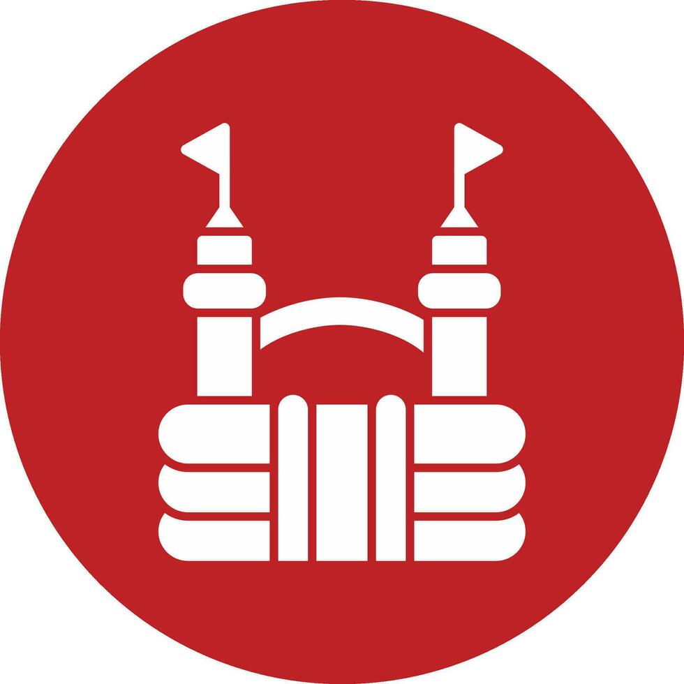 Bouncy Castle Vector Icon