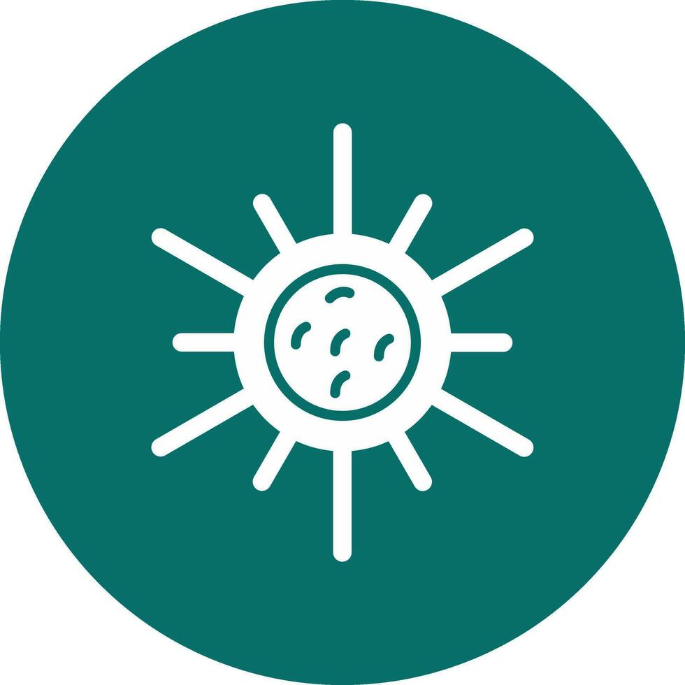 golenkinia radiata Vector Icon