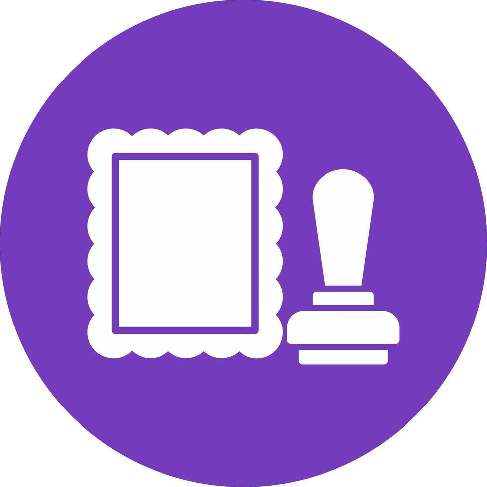 stamped Vector Icon