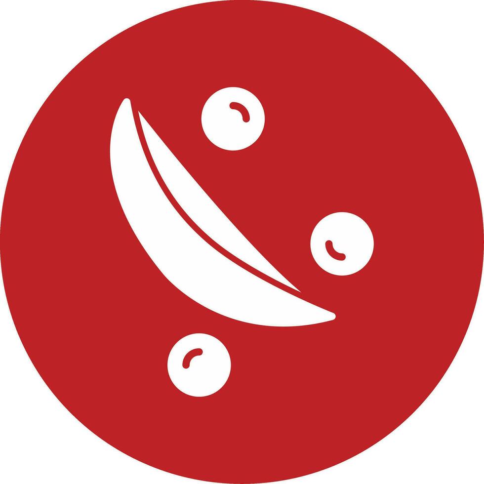 Green Peas Vector Icon