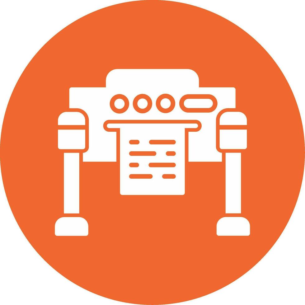 Plotter Vector Icon