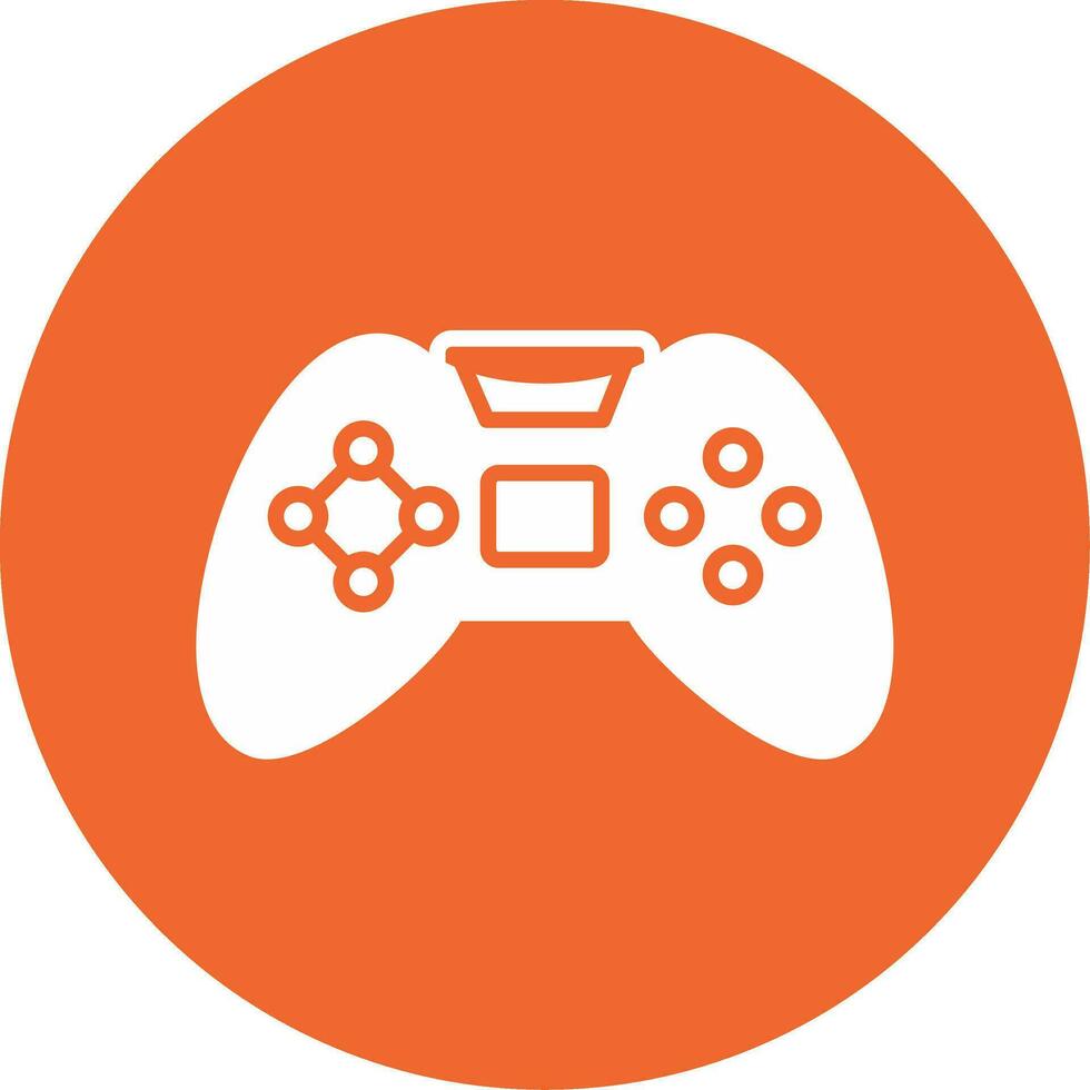 icono de vector de controlador de juego