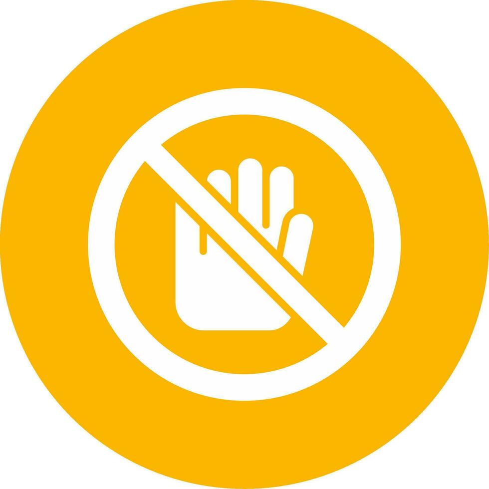 No Touch Vector Icon