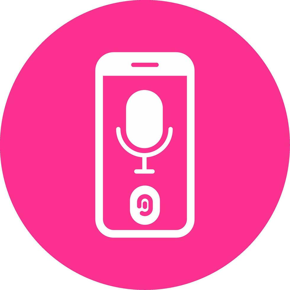 Voice Recognition Vector Icon